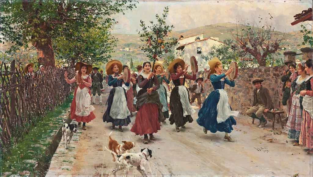An easter procession (1898)